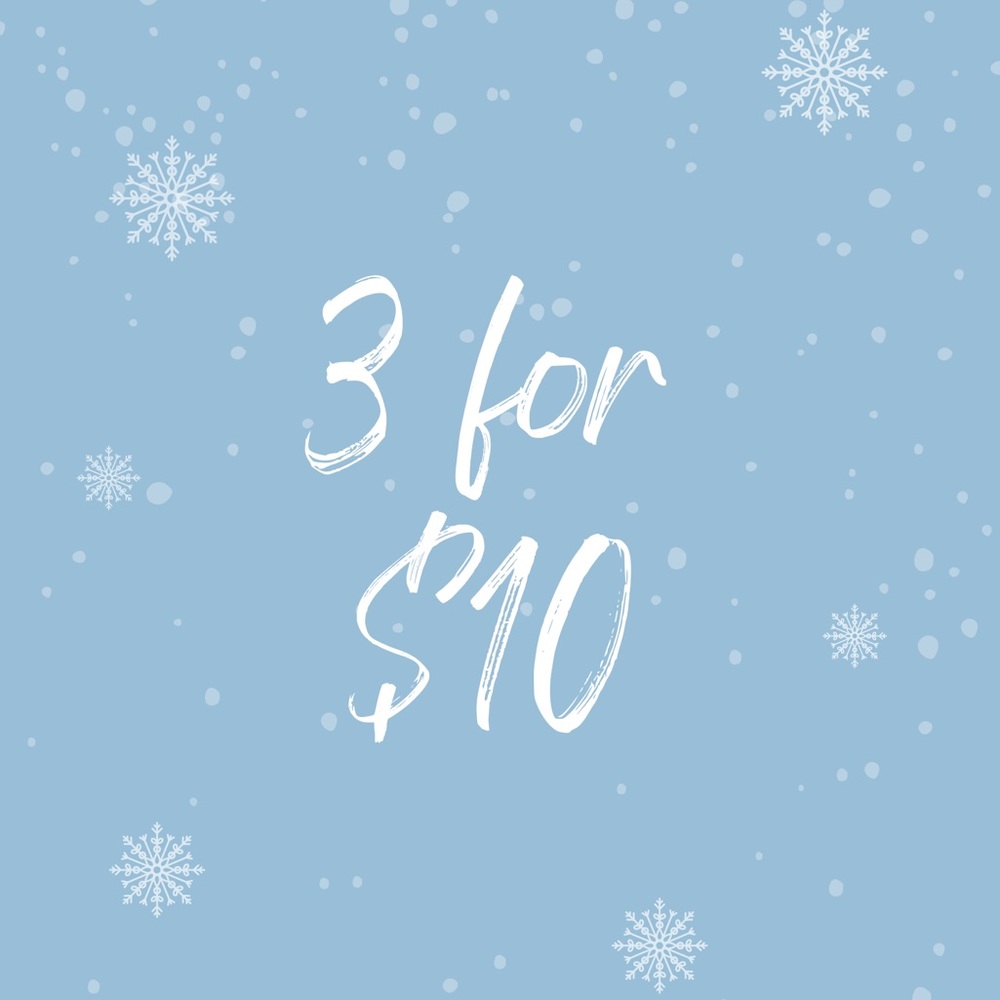 3 for $10 sale 🛍